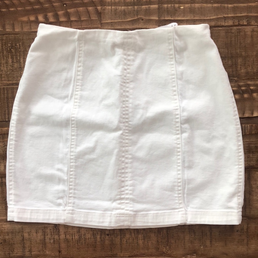 White skirt